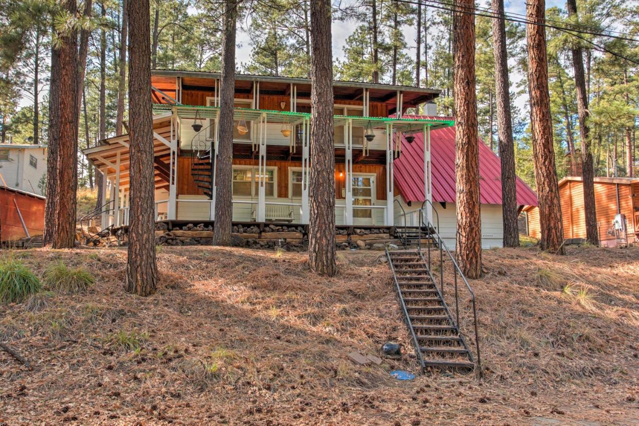 Ruidoso Cabin With Forest Views And Covered Porch מראה חיצוני תמונה